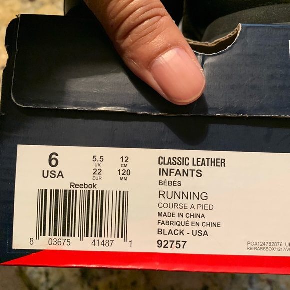 Infants Reeboks. - Picture 4 of 4